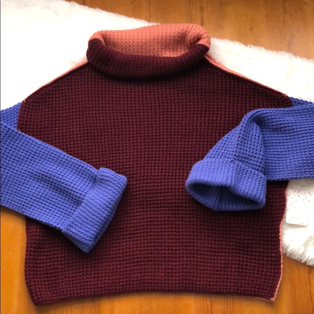 Free People Color block Sweater - Picture 4 of 4